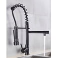 thumbnail image 3 of Llave Mezcladora Grifo de cocina Monomando Acabado Negro Mate, 3 of 6