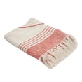 thumbnail image 1 of LR Resources THROW80186RED4250 Coastal Edge Geometric Diamond Throw Blanket with Fringe - Rectangle, 1 of 1