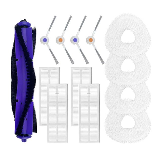 Compatible With Compatible With Narwal Freo / Narwal J3 Robot Vacuum Cleaner Main Side Brush Hepa Filter Mop Cloths Rag Brush Cover Replacement Parts