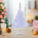 thumbnail image 4 of Adornos navideños, adornos navideños, regalos navideños, juego de árbol de Navidad pequeño blanco de 30 cm, decoración de mini árbol de Navidad, expositor de mesa para ventana, suministros de decoraci, 4 of 5