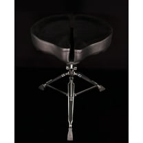 Ahead Spinal-G Drum Saddle, 3 Leg, Black Top / Black Sides