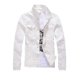 thumbnail image 2 of Nueva moda para hombre, chaqueta vaquera, chaqueta vaquera blanca para hombre, chaqueta vaquera informal para hombre, chaqueta vaquera ceñida, abrigo de algodón, prendas de vestir, ropa masculina, 2 of 5