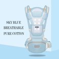 thumbnail image 1 of Portabebés ergonómico de 0-36 meses para recién nacido, mochila para niños pequeños, asiento de cabestrillo frontal, canguro, envoltura para bebé de viaje Gong Bohan LED, 1 of 2