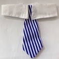 thumbnail image 1 of Pet Striped Bow Tie For Dogs Cats Adjustable Magic Stickers Pet Bowtie For Weddings Holidays Parties, 1 of 9