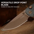 thumbnail image 5 of Kizer T1 BD EDC Folding Pocket Knife Nitro-V Blade Micarta Handle V3490.2BA2, 5 of 10