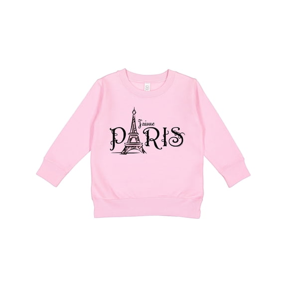 Inktastic J'aime Paris Toddler Sweatshirt