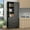 Black, variant on Polup 75" H Metal Storage Cabinet with 2 Doors, 4 Adjustable Shelves