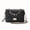 black, variant on Genuine Leather Cowhide Crossbody Bag, Women's Quilted Chain Shoulder Purse
