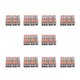 thumbnail image 1 of Bloque de Terminal Rápido, Director de Surtido de Palanca de Palanca de Alambre de Alambre de Alambre Múltiples Use 30 piezas para iluminación para control eléctrico para, 1 of 7