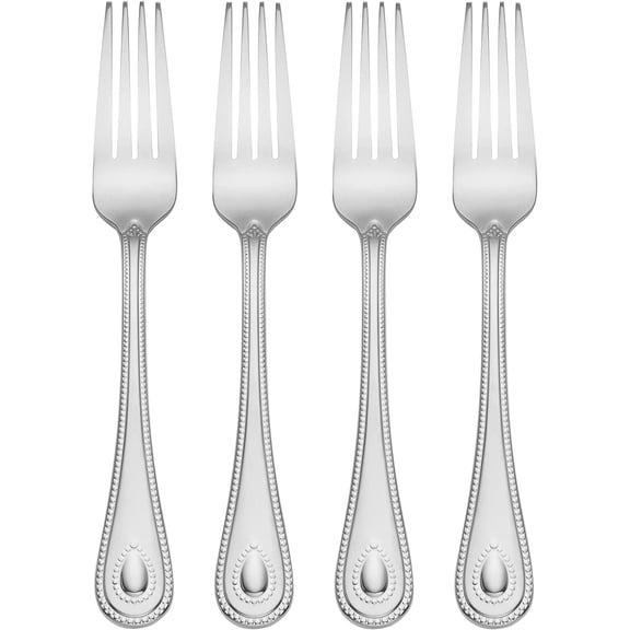 Lenox French Perle Dinner Forks, Set of 4