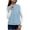 Light Blue, variant on Ynynloco Women's Outwear Quilted Vest With One Pocket - Stand Collar Lightweight Padded Gilet for Women