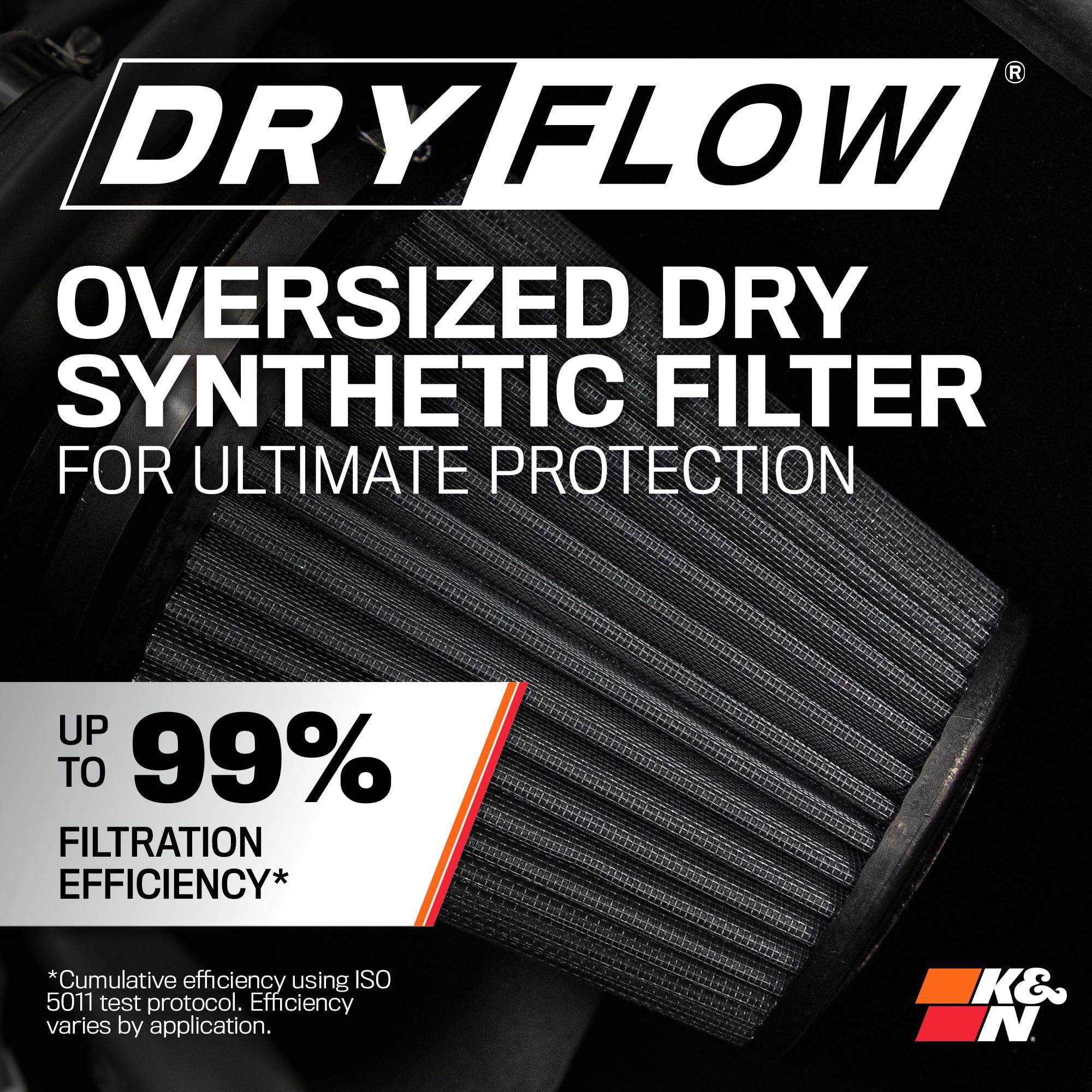 KN 2019+ Chevrolet Silverado 1500 V8 6.2L Performance Air Intake System