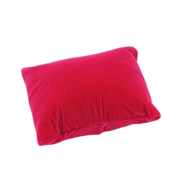 Guardurnaity Almohada para pulsera, almohadas duraderas para joyería, reloj de aplicación amplia, multiusos, cojín, soporte de exhibición que Ropa, zapatos y accesorios Miscelánea Rosa roja Guardurnaity AP016135-06
