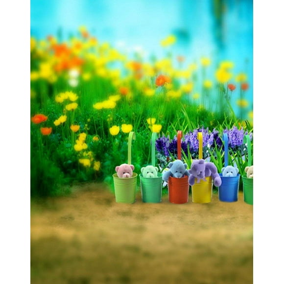 BSDHOME Polyester 5x7ft Cloth Outdoor Kids Baby Portrait Picuture Backgrounds Studio Props Photography Backdrops