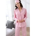 thumbnail image 4 of Richie House Women's Striped Two-piece Cotton Pajama RHW2806-A-M, 4 of 7