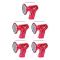 thumbnail image 3 of Vogacara Cambiador de voz Amplificador Altavoz de plástico Cambiador de voz ajustable Megáfono Juguete para niños, rosa roja Rosa roja 5piezas, 3 of 6