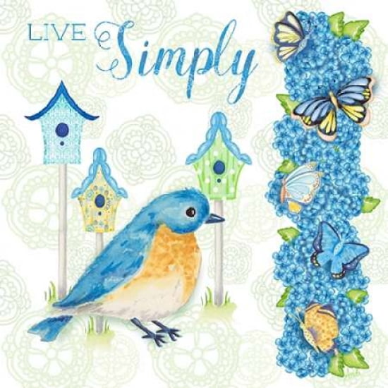 Yellow Bird II Canvas Art - Andi Metz(24X24)