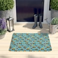 thumbnail image 2 of Cartoon Construction Vehicles Road Signs Flannel Non Slip Door Rugs,Washable Door Mats Indoor,Decorative Door Mats,Dirt-Resistant and Absorbent Doormat for Entrance,Bedroom,Kitchen,Bathroom,23.5"x16", 2 of 5