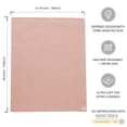 thumbnail image 7 of YIXPOH Baby Blanket 100% Organic Cotton Knit Swaddle Blanket Soft Warm Receiving Blanket for Newborns Pink, 7 of 7