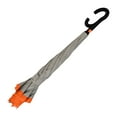 thumbnail image 4 of The ViceVersa 46 Inch Windproof Inverted Self Standing Upside Down Reverse Umbrella, C-Shape Handle Large Rain Umbrella For Men and Women, Hands Free Stick Umbrella, Orange, 4 of 4