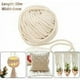 thumbnail image 1 of Cuerda de Algodón Trenzada Vhermosa 50M 6mm Beige Natural Hecha a Mano, 1 of 5