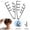 2 Upgraded Gray+Gray, variant on 2Pcs Gray Texture Comb, Travel Folding Wide-Toothed Voluminous Hair Styling Comb with Textured Grip, Hair Styling Tool for Women and Men