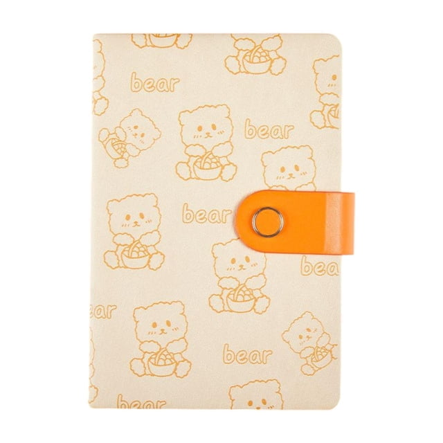 Elodie B6 Blank Notepad for Notes Personal Cute Bear Notebook Boys Kids yellow