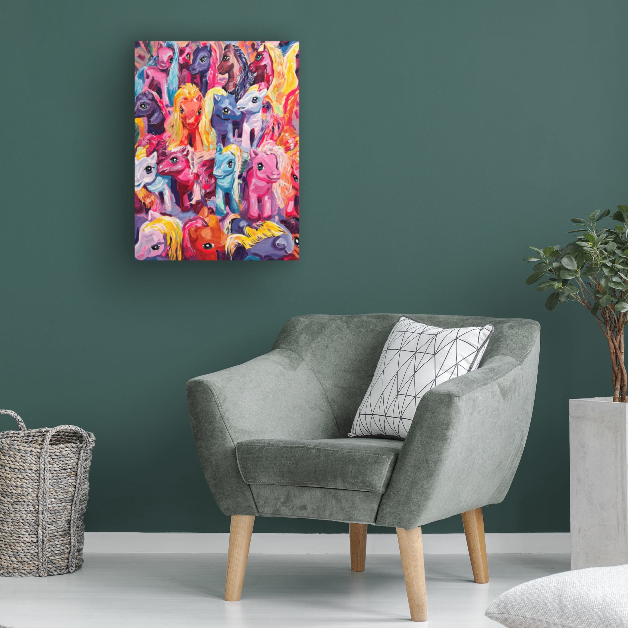 Trademark Fine Art Key and Sea Ponies Canvas Wall Art