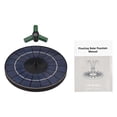 thumbnail image 4 of 3.5W Solar Fountain Pump With 360Rotatable Nozzle Solar-power Fountain With Battery Free Standing Water Pump Auto-Shut off Circle Fountain for Bird Ba_Perfect Gift, 4 of 5