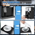 thumbnail image 6 of 27*24*37cm 500W Top Loading Countertop Water Cooler Dispenser Hot&Cold Water Drinking Machine with Indicator Lights, 6 of 16