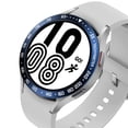 thumbnail image 3 of Anillo de reloj de metal compatible con Samsung Galaxy Watch4 44Mm, protección contra rayones Caja de metal estilo E, 3 of 6