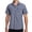 Navy Blue, variant on Men's Plaid Shirts Short Sleeve Button Down Shirt Regular Fit Plaid Dress Shirts with Pocket