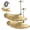 Golden, variant on Ginkgo Leaf Mosquito Coil Holder,Ginkgo Leaf Mosquito Coil Tray,Deep Sides Prevent Ashes Scattering,Detachable Magnetic Stand,Adjustable Metal Clip,for Incense Sticks & Coils,Rust-Resistant Iron