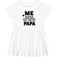 thumbnail image 3 of Inktastic Me Plus Nana Equals One Broke Papa Girls Baby Dress, 3 of 5