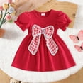 thumbnail image 2 of Gubotare Robe Tutu pour Bébé Robe en Tulle pour Tout-Petite Fille Été à Volants Sans Manches Robe Décontractée de Mode pour Bébé Fille 3T 4T (Rouge, 3-4 Ans), 2 of 8