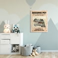 thumbnail image 2 of Stupell Industries Missing Pet Dinosaur Sign T-Rex Ancient Reptile Animals & Insects Painting Gallery Wrapped Canvas Art Print Wall Art, 36 x 48, 2 of 6