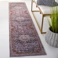 thumbnail image 2 of SAFAVIEH Serapi Chase Oriental Machine Washable Runner Rug, Grey/Light Grey, 2' x 9', 2 of 12