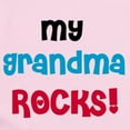 thumbnail image 2 of CafePress - My Grandma Rocks Infant Bodysuit - Baby Light Bodysuit, Size Newborn - 24 Months, 2 of 4