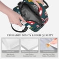 thumbnail image 5 of DouZhe Lunch Bags for Women and Men, Nature Forest Trees Mushroom Prints Reusable Portable Insulated Cooler Waterproof Lunch Tote Bag for Travel Work School Picnic, 5 of 7