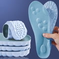 thumbnail image 2 of 2026 New Steppers 4D Memory Foam Cloud Insoles for Men & Women, Cuttable Design, Comfortable and Breathable Massage Insole, with Arch Support and Shock Absorbing(Sky Blue,Men 9-9.5 / Women 10.5-11), 2 of 9