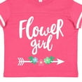 thumbnail image 4 of Inktastic Flower Girl with Arrow and Flowers Girls Toddler T-Shirt, 4 of 5