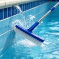 thumbnail image 4 of 3-in-1 Pool Cleaning Set with Leaf Skimmer, Wall Brush, Adjustable Stainless Steel Pole & Cleaning Cloth, 4 of 5