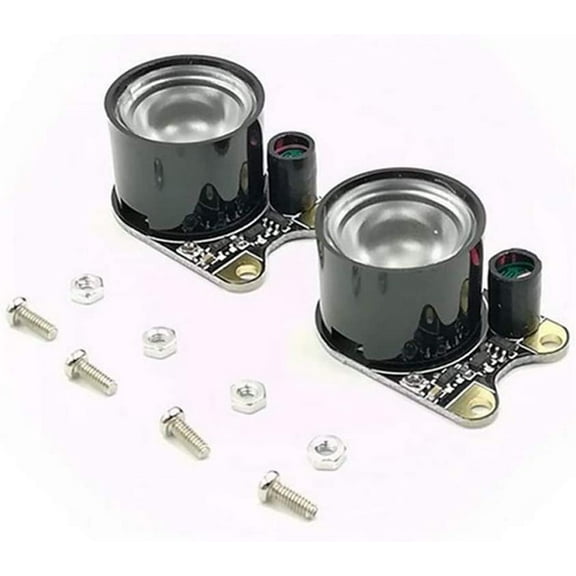Treedix 2 pcs Night Vision Camera Infrared Light 3W Infrared LED Sensor Module Compatible with Raspberry Pi 4B / 3B  