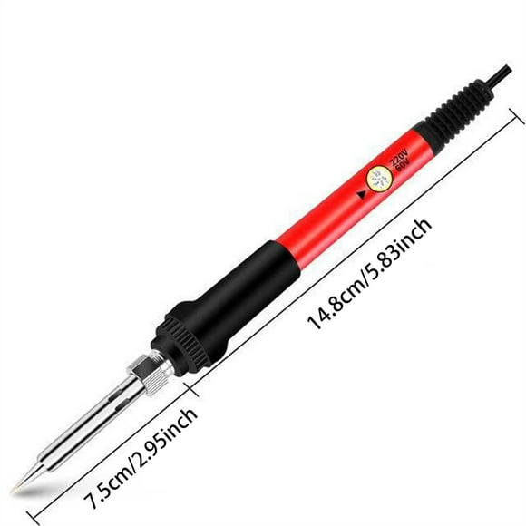 JJKBVCLO Soudure Chauffante Interne 60W Norme Américaine Outil d'Électronique Domestique Contrôle de la Température Soudure à Chaleur Constante