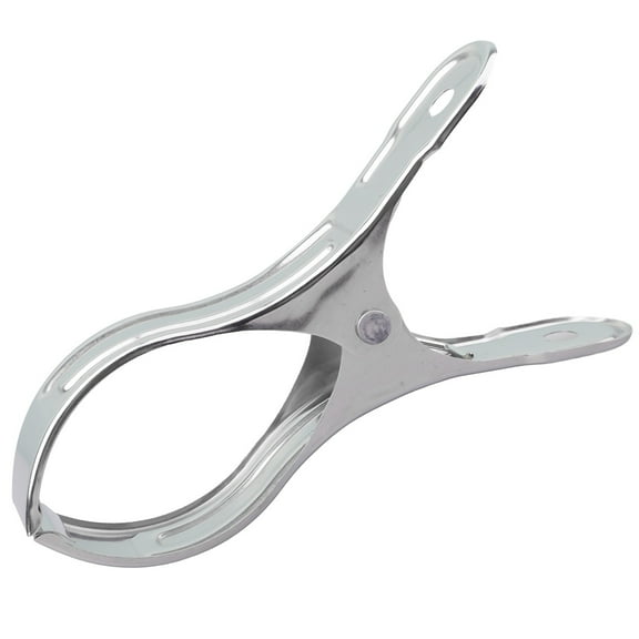 6X Stainless Steel Large Beach Towel Clips Clothespins Clothes Pegs Hanger Clamp