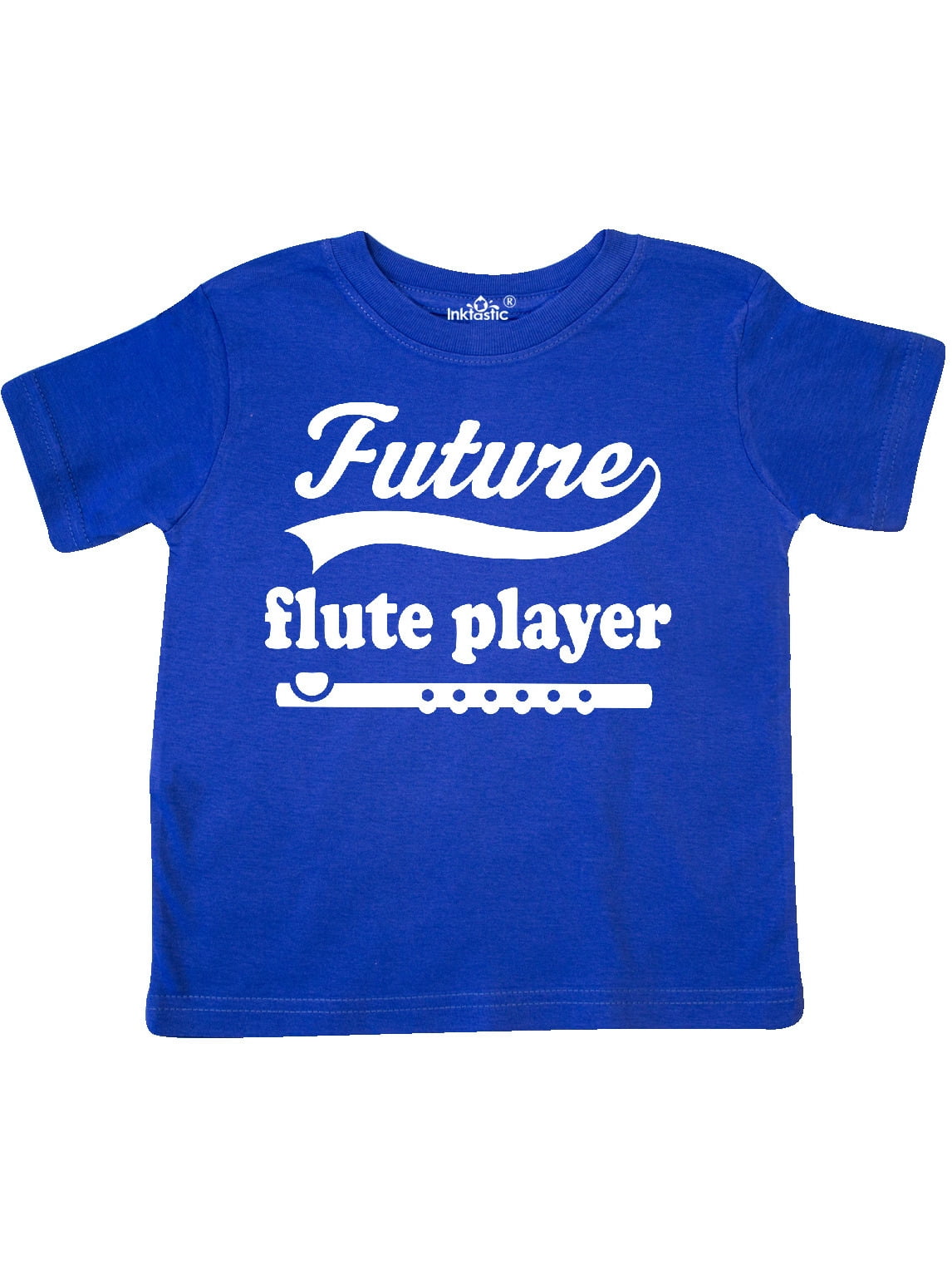 inktastic Flute White Emblem Toddler T-Shirt