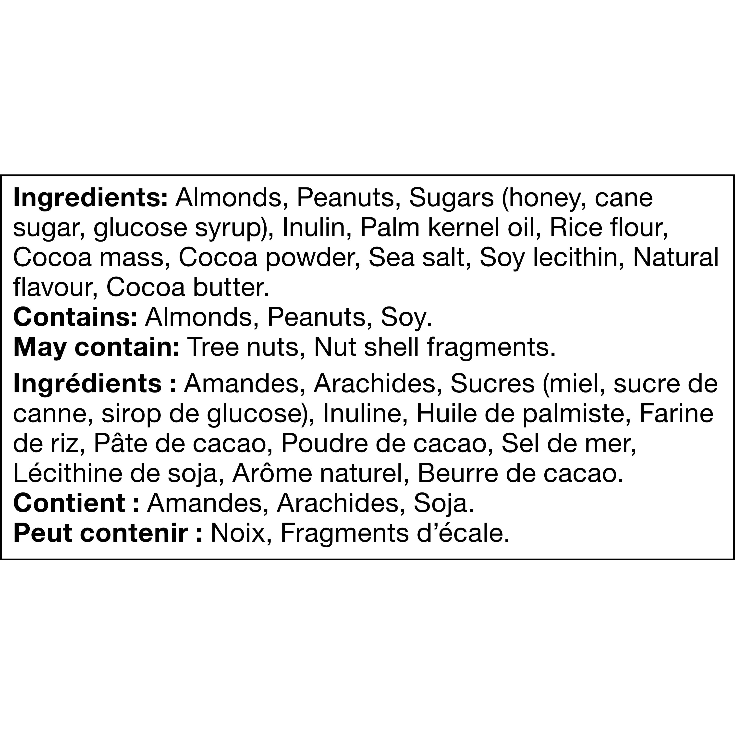 KIND Barres Noix, sel de mer et chocolat noir, 40 g, boîte de 12 unités
