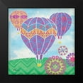 thumbnail image 2 of Brent, Paul 15x15 Black Modern Framed Museum Art Print Titled - Fantasy Balloons II, 2 of 5