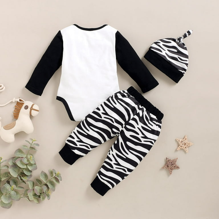 Zebra print top baby clothes