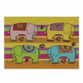 thumbnail image 1 of Animal Cartoon Cutting Board, Funky Floral EasternColorful Hand Drawn Fantasy, Decorative Tempered Glass Cutting and Serving Board, Small Size, Multicolor, by Ambesonne, 1 of 1